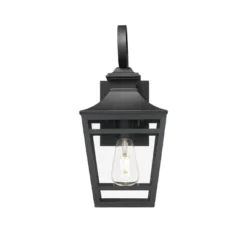 Large Outdoor Wall Lights For House, Wall Mount Outdoor Porch Lights Waterproof Black Outdoor Sconce Lights With Clear Glass For Patio Hallway(1 Pack) -House Furnish World GUEST 6591462c 48ac 4c85 afb4 87c3d6ef0936