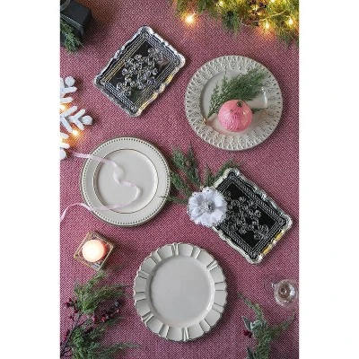 6 Pack Plastic Charger Plate, 11.8in X 9.1in 5 6 Pack Plastic Charger Plate, 11.8in X 9.1in - Image 5