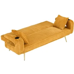 The Straight-row White Polyester Sofa With Throw Pillows, Featuring A Minimalist Style, Is Suitable For The Living Room And Study -House Furnish World GUEST 664aebba 0103 4897 b514 1617c056ec73