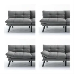 Light Gray Convertible Folding Modern Sofa Bed -House Furnish World GUEST 6ad71620 d592 482c bf53 90070647b0ec