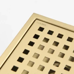 6 Inch Square Shower Floor Drain Square Shower Floor Drain With Flange,Pattern Grate Removable,Food-Grade SUS 304 Stainless Steel -House Furnish World GUEST 6c3db8df 7543 40bd bb01 4f54dd04740a
