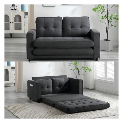3 Fold Sofa,Convertible Futon Couch Sleeper Sofabed,Space Saving Loveseat,Polyesterll Out Couch Bed For Living Room 10 3 Fold Sofa,Convertible Futon Couch Sleeper Sofabed,Space Saving Loveseat,Polyesterll Out Couch Bed For Living Room - Image 10