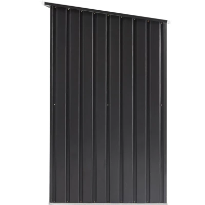 Outdoor Storage Shed, 3 X 3 FT Metal Steel Garden Shed With Single Lockable Door, Small Shed Outdoor Steel Utility Tool Shed For Backyard Garden Lawn 8 Outdoor Storage Shed, 3 X 3 FT Metal Steel Garden Shed With Single Lockable Door, Small Shed Outdoor Steel Utility Tool Shed For Backyard Garden Lawn - Image 8