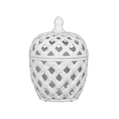 D8.5x11.5in Ballas Bird Lidded Jar -House Furnish World GUEST 775ecd67 5af3 4281 8bc4 452dda0d5185