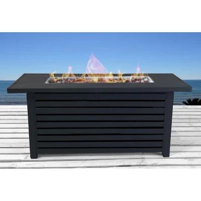 Casselton Steel Propane/Natural Gas Outdoor Fire Pit Table With Lid 1 Casselton Steel Propane/Natural Gas Outdoor Fire Pit Table With Lid