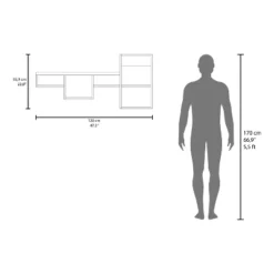 White Wall-Mounted Shelf Unit With 5 Shelf 9 White Wall-Mounted Shelf Unit With 5 Shelf -House Furnish World GUEST 7bb5e1ae 0d6a 4b1e 9edf 1a1d069bdc07