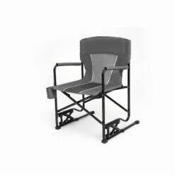 Outdoor Freestyle Rocker Camping Chair Portable Folding Rocking Chair With Solid, Durable Armrests, Drink Holder & Comfortable Backrest -Grey -House Furnish World GUEST 7ef3df08 edee 4aa3 9abf 4ccf80f04d45