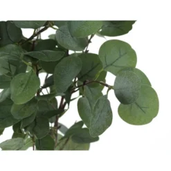 Artificial Plant, 46" Tall, Eucalyptus Tree, Indoor, Faux, Fake, Floor, Greenery, Potted, Decorative, Green Leaves, Black Pot -House Furnish World GUEST 7f91cccf 59f6 4b2a a0e9 540ffef3a053