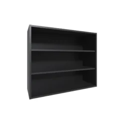 Wally 36" Wide X 30"H 3-Tier Open Wall Cabinet, Wall Shelf, Storage Cabinet, Cube Shelf Bedroom, Office, Living Room, Garage Black -House Furnish World GUEST 80aebaf0 453a 4924 a2e1 f9ee64950865