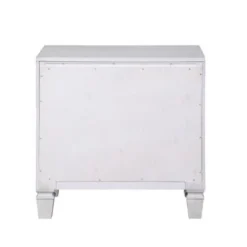 Katia Rustic Gray & Weathered White Finish Night Stand