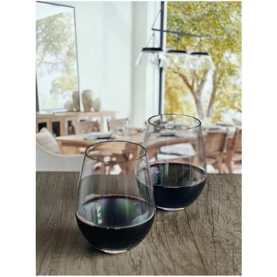 Oval Halo Tritan Glasses Drinking Set Of 4 Hi Ball (20oz), Plastic Drinking Glasses, BPA Free Cocktail Glasses, Drinkware Set, Plastic Water Tumblers 4 Oval Halo Tritan Glasses Drinking Set Of 4 Hi Ball (20oz), Plastic Drinking Glasses, BPA Free Cocktail Glasses, Drinkware Set, Plastic Water Tumblers - Image 4