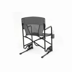 Outdoor Freestyle Rocker Camping Chair Portable Folding Rocking Chair With Solid, Durable Armrests, Drink Holder & Comfortable Backrest -Grey -House Furnish World GUEST 84ff523f 8019 4f07 a9da 63c8b6f10c9a