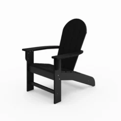 Black Adirondack Chair ¨C Premium HDPE Poly Lumber For Pool, Patio, And Garden Elegance -House Furnish World GUEST 8b592d24 2396 4cee a294 cba8eeaf82b8