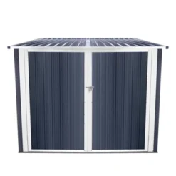 Bicycle Outdoor Steel Storage Shed ,Stores 4 Bikes,Grey -House Furnish World GUEST 8bd5e4dc 2f9a 4028 814e 52984b533857