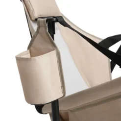 Camping Chair, Folding Portable Rocking Chair,Adjustable Back Swinging Chair With Pillow Cup Holder,Recliner With Carry Bag For Outdoor Travel , KHAKI -House Furnish World GUEST 8ef67058 b3f4 49f1 bd91 4cc89e944205