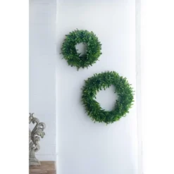 S/2 Greenery Wreath For Home Wedding Wall Window Decoration -House Furnish World GUEST 91108366 09f0 4e69 8e23 3518f91ac78e