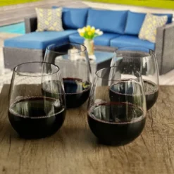 Oval Halo Tritan Glasses Drinking Set Of 4 DOF (18oz), Plastic Drinking Glasses, BPA Free Cocktail Glasses, Drinkware Set, Plastic Water Tumblers 14 Oval Halo Tritan Glasses Drinking Set Of 4 DOF (18oz), Plastic Drinking Glasses, BPA Free Cocktail Glasses, Drinkware Set, Plastic Water Tumblers -House Furnish World GUEST 91a58f25 6530 4f9c 80a2 49c4bb33afe7