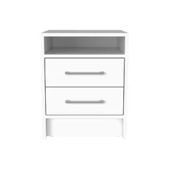 Greter 24" Two-Drawer Night Stand With Open Shelf -House Furnish World GUEST 9346bb49 cd5b 48b1 9dca 2a7786dc22fc
