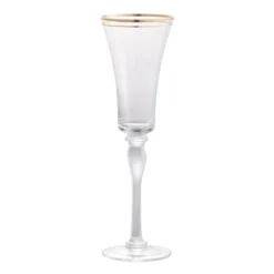 D3x9.8in Felicity Flute With Gold Rim, Set Of 4 -House Furnish World GUEST 959ada6d 54f7 460d 9d7f ef1f075173e0