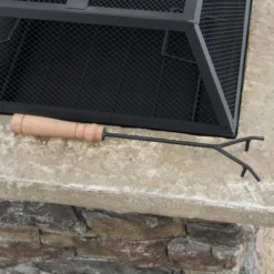 28" MGO Wood Burning Outdoor Fire Pit With Lid - Natural Stone 16 28" MGO Wood Burning Outdoor Fire Pit With Lid - Natural Stone -House Furnish World GUEST 995070c4 1996 414a b2aa 3d23b2e5fe53