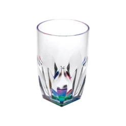 Rainbow Diamond Acrylic Glasses Drinking Set Of 4 Hi Ball (17oz), Plastic Drinking Glasses, BPA Free, Drinkware Set, Drinking Water Glasses -House Furnish World GUEST 9a1ee045 f758 4e05 856e 55305c6b4955