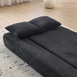 Ebern Designs Transformable Sectional Sofa With 3 Ottoman Stools - Supportive Polyester Fold-Out Bed, Compact Polyester Lounger For Small Spaces Home -House Furnish World GUEST 9a3391ca 0a44 4df9 8935 d43101c14743