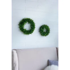 S/2 Greenery Wreath For Home Wedding Wall Window Decoration -House Furnish World GUEST 9ac14a6d 40fd 45e4 8acb a4947593502b