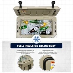 35Qt New Gray Colored Insulated Box -House Furnish World GUEST 9ec9576d 769c 4a17 a7e8 885015059865