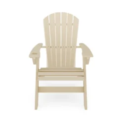 Adirondack Chair ¨C Sturdy HDPE Poly Lumber For Poolside, Patio, And Garden Relaxation
