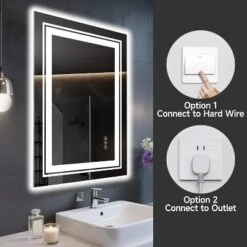 40x24 Inch Frameless LED Bathroom Mirror,Smart Mirror 10 40x24 Inch Frameless LED Bathroom Mirror,Smart Mirror -House Furnish World GUEST a023680f c67f 4010 b93c 4a5ab9f20ccf