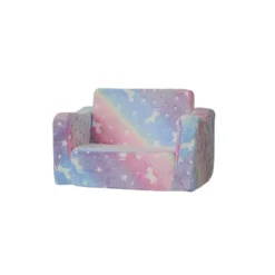 Compression Modular Kids Sofa, Perfect Sleeper Extra Convertible Sofa To Lounger, Comfy 2-in-1 Flip Open Couch Sleeper For Kids Pink Small Sofa -House Furnish World GUEST a16b8d6f 08ef 4d7e 8da7 466947bd6571