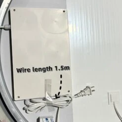 36*36in LED Bathroom Mirror, Anti-Explosion Glass, Rust-Resistant, Anti-Fog Features, Tri-Color Changing, Ideal For All Bathroom Decors -House Furnish World GUEST a2badf03 ffcf 48b6 a254 e30214562d42