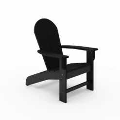 Black Adirondack Chair ¨C Premium HDPE Poly Lumber For Pool, Patio, And Garden Elegance -House Furnish World GUEST a3a566bb 01ab 464d 9ccd 7ade1bffb4fb