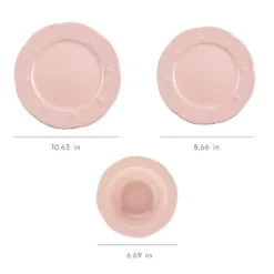 Fulya 12 Pieces Dinnerware Set Light Pink -House Furnish World GUEST a605ce72 1718 4ef5 82c9 2d7988d8126f