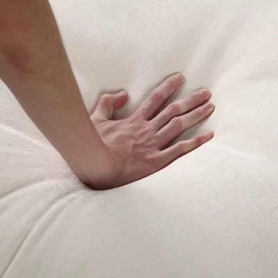 Modern Polyester Square Modular Ottoman For Sectional Sofa,Sectional Sofa Couch, Polyester Beige 4 Modern Polyester Square Modular Ottoman For Sectional Sofa,Sectional Sofa Couch, Polyester Beige - Image 4