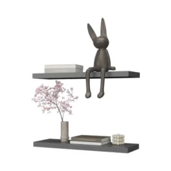 Matt Grey Floating Shelf