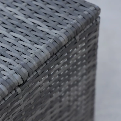 5 Pieces Wicker Patio Furniture Set Outdoor Patio Chairs With Ottomans Conversation Furniture With Coffetable For Poolside Garden Balcony 7 5 Pieces Wicker Patio Furniture Set Outdoor Patio Chairs With Ottomans Conversation Furniture With Coffetable For Poolside Garden Balcony - Image 7