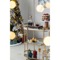 S/6 Alaine Bar Set With Mango Wood Stand -House Furnish World GUEST c04e03f1 716c 4a24 8a37 fb709f685220