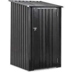 Outdoor Storage Shed, 3 X 3 FT Metal Steel Garden Shed With Single Lockable Door, Small Shed Outdoor Steel Utility Tool Shed For Backyard Garden Lawn 31 Outdoor Storage Shed, 3 X 3 FT Metal Steel Garden Shed With Single Lockable Door, Small Shed Outdoor Steel Utility Tool Shed For Backyard Garden Lawn -House Furnish World GUEST c1496616 1208 403a 88a5 bf496b3682a5