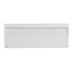 White Entryway Wall Mounted Coat Rack With 4 Dual Hooks Living Room Wooden Storage Shelf -House Furnish World GUEST c17320c9 23ce 4e69 aa33 4a318fcb632d