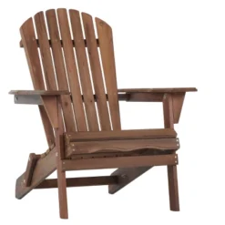 Wooden Outdoor Folding Adirondack Chair Set Of 2 Wood Lounge Patio Chair For Garden,Garden, Lawn, Backyard, Deck, Pool Side, Fire Pit,Half Assembled, -House Furnish World GUEST c30d3b9b bcc4 4850 9d23 131444ac4855