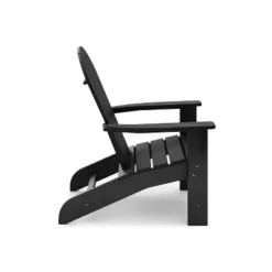 Black Adirondack Chair ¨C Premium HDPE Poly Lumber For Pool, Patio, And Garden Elegance -House Furnish World GUEST c4868b8e ce8c 487e a417 2097d9784533