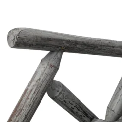 Wooden Porch Rocker Chair,Durable Wooden Porch Rocker Chair,Fir Log Rocking Chair,Patio Rockers For Outside,Garde.Light Gray Color -House Furnish World GUEST c7317f7b 3af1 43e7 b276 f93b2886035f