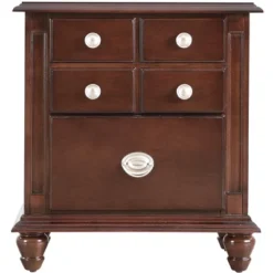 Summit G5950-N Night Stand , Cappuccino -House Furnish World GUEST c81beaf0 7392 4cd4 b2fa 9577e61b026b