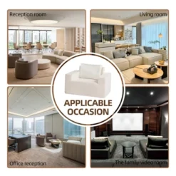 Sofa In A Box Polyester Sofa Couch With Pillow, Bean Bag Chairs For Adults Stuffed High-Density Polyester, Large Bean Bag Sofa -House Furnish World GUEST c999fb14 eb01 4611 b125 82bc3bb0f7aa