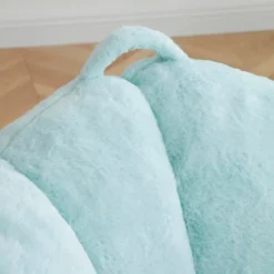 Giant Bean Bag Chair WithFootstool, Oversized Bean Bag For Adults And Kids, Polyester Shell-Shaped Large Chair With Filler, Stuffed Big Accent Sofa -House Furnish World GUEST cb3d03b1 21de 4b2c 9090 186d4cffad7f