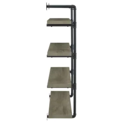Black And Grey Driftwood 4-tier Wall Shelf -House Furnish World GUEST cc456fa8 6311 4095 8019 400d2f7b59b8