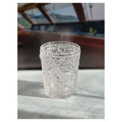 Paisley Acrylic Glasses Drinking Set Of 4 DOF (13oz), Plastic Drinking Glasses, BPA Free Cocktail Glasses, Drinkware Set, Drinking Water Glasses