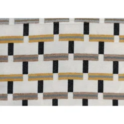 Cylindrical Pouf Multi-Color Jacquard Fabric Upholstery Modern Ottoman, Footstool, Non-Slip Floor Pouf, Bean Bag Chair, 1pc Sitting Pouf -House Furnish World GUEST cde65270 c68e 4e06 92eb 398142676ddc