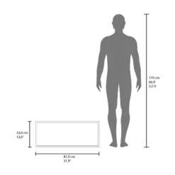 Wall Cabinet 13" H, 2 Sliding Doors, 1 Shelf, White -House Furnish World GUEST ce8ee156 9d9e 4c5e b3ec 994d66865527